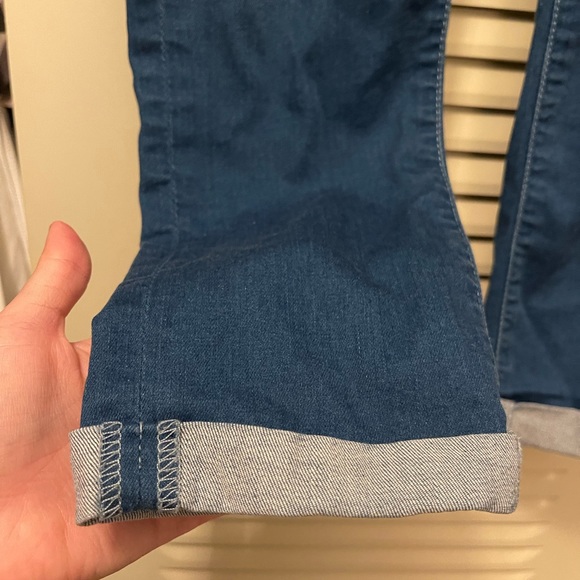 7 For All Mankind The Skinny Crop & Roll Jeans - Picture 3 of 11